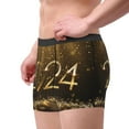 thumbnail image 4 of Disketp 2024 Happy New Year Men'S Boxer Briefs,Soft And Breathable Cotton Underwear With Comfortflex Waistband, 4 of 9