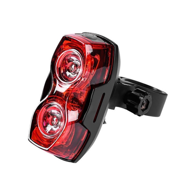 Luz trasera de bicicleta con batería súper brillante - IP67 impermeable, resistente a impactos - Luz trasera de bicicleta de calidad profesional - Luz trasera de bicicleta roja