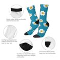 thumbnail image 3 of Pofeuu Daisies Flowers Print Crew Socks, Adult Running Hiking Socks for Youth and Adult, 3 of 6