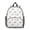 Unicorn and Leaf, variant on Unicorn and Heart White Pattern Backpack for School, Cute School Bag with Adjustable Shoulder Straps and Padded Back, 13.8"x11.4"x6"