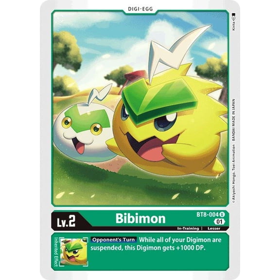 Digimon New Awakening Uncommon Bibimon BT8-004