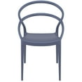 thumbnail image 3 of Compamia Pia Dining Chair Dark Gray, Set of 2, 3 of 6