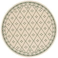 thumbnail image 5 of SAFAVIEH Courtyard Cori Bordered Indoor/Outdoor Area Rug, Beige/Green, 9' x 12', 5 of 9