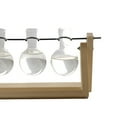 thumbnail image 7 of Desktop Glass Plants Bulb Terrarium with Wooden Stand for Hydroponics Plants home and garden Wedding Decoration Gift - 14x28cm, 7 of 7