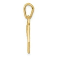 thumbnail image 2 of 14K Yellow Gold Charm Pendant 25 mm 19 Filigree Chai, 2 of 4