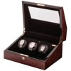 Orbita Siena Triple Automatic Watch Winder W13022 Burl Wood Rotorwind