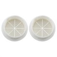 thumbnail image 4 of 2PCS 2Inch (50mm) Desk Cord Grommets Wire Cable Hole Cover for Office PC Desk Cable Cord Cover White, 4 of 5