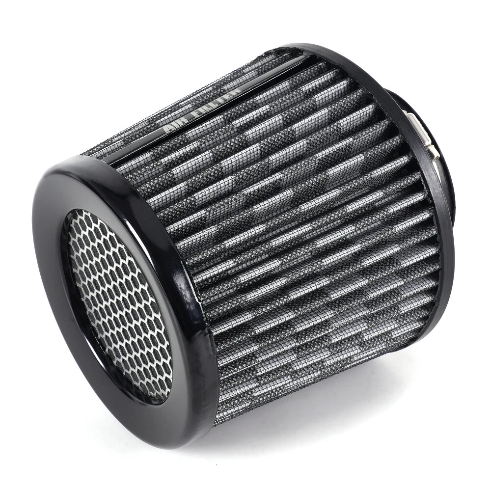 3" High Flow Inlet Cold Air Intake Cone Replacement 76mm Dry Air Filter
