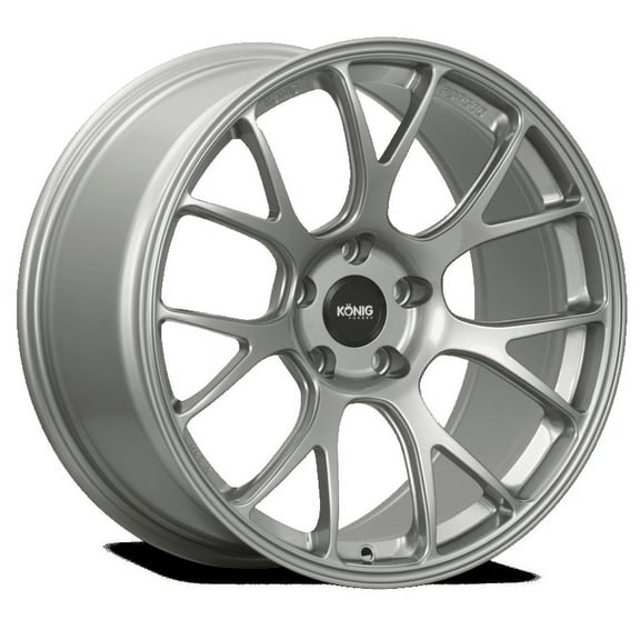18x9.5 Konig F1M Ash Silver 5x114.3 5x4.5 ET25 Wheel Rim