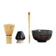 thumbnail image 1 of 4x juego de batidores de Matcha, herramientas de tazón de Matcha, práctico soporte para batidor de cuchara, Kits de Matcha para preparación de té, Cuenco azul, 1 of 9