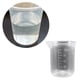 thumbnail image 1 of Transparent Plastic Graduated Measuring Cup for Storage 100ML Wide Mouth Easy to Clean and Read, 1 of 3