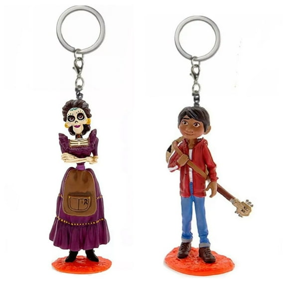 Coco Miguel & Imelda Rivera Grandmother Key Ring Keychain Ornament Pvc Figure 3” New
