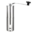 thumbnail image 2 of Easy To Clean Handheld Manual Coffee Grinder, Portable For Home And Office Brewing, Consistent Coffee Grind With Ceramic Conical Burrs, Silver, 2 of 8