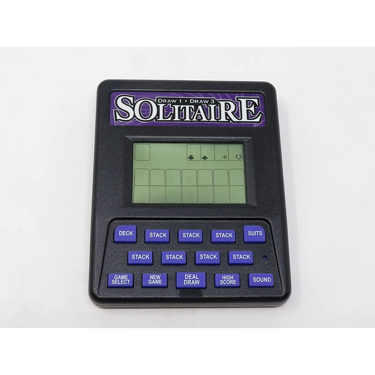 Electronic solitaire best sale card game