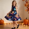 thumbnail image 4 of ATOGUTA Halloween Dresses For Girls Sleeveless A Line Dress Flowy Tween Girl Party Dresses, Size 4T-14, 4 of 7