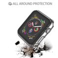 thumbnail image 5 of Apple Watch Hard Cases for Apple Watch Series 3 Series 2, Takfox Full Coverage Bumper with Ultra-Thin Scratch Resistant HD Tempered Glass Screen Protector Compatible with iWatch 38mm Clear, 5 of 8