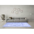 thumbnail image 3 of Ahgly Company Machine Washable Indoor Rectangle Persian Blue Traditional Area Rugs, 8' x 12', 3 of 4