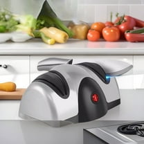 TaTaai Electric Kitchen Knife Sharpener - 2 Stage Knife Sharpener with Wheels - Repair, Restore, Polish Blades, Cutters