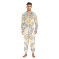 thumbnail image 3 of FORMRS Onesies Pajama for Adults Unisex Hoodie Winter Jumpsuit One Piece Sleepwear, Sizes S-2XL, Purple Rainbow Clouds, 3 of 7