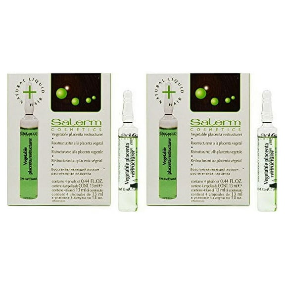 Salerm Vegetable Placenta Restructurer 4x0.44oz "Pack of 2"