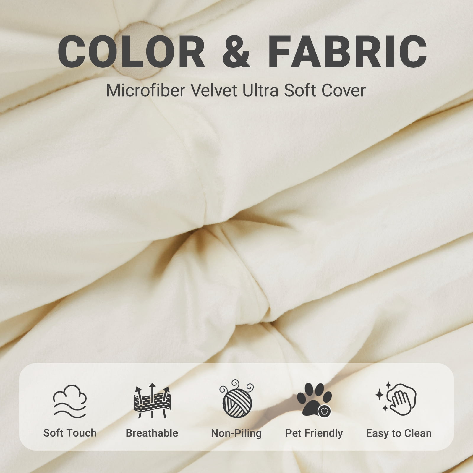 Alvantor Armless Bean Bag Chair, Dutch Velvet Lazy Sofa with Memory Foam, No Assembly Lounge Seat for Living Room Bedroom Dorm