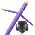 thumbnail image 1 of Cloud 9 Air Inflatable Dancer Tube Puppet Set, 20 ft. Tall with Blower Fan - Purple, 1 of 4