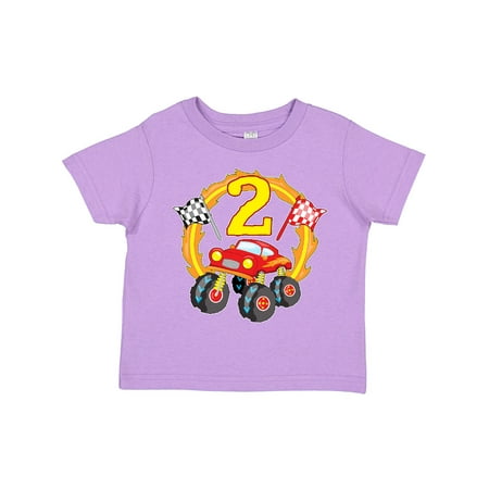 

Inktastic Monster Truck 2nd Birthday Gift Toddler Boy or Toddler Girl T-Shirt