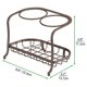 thumbnail image 3 of Riwesomey Soporte para secador de pelo, lavabo, estante de almacenamiento de Metal, tocador de gran capacidad, organizador de artículos diversos, hogar, Herramientas eléctricas Riwesomey TO010013-01, 3 of 6