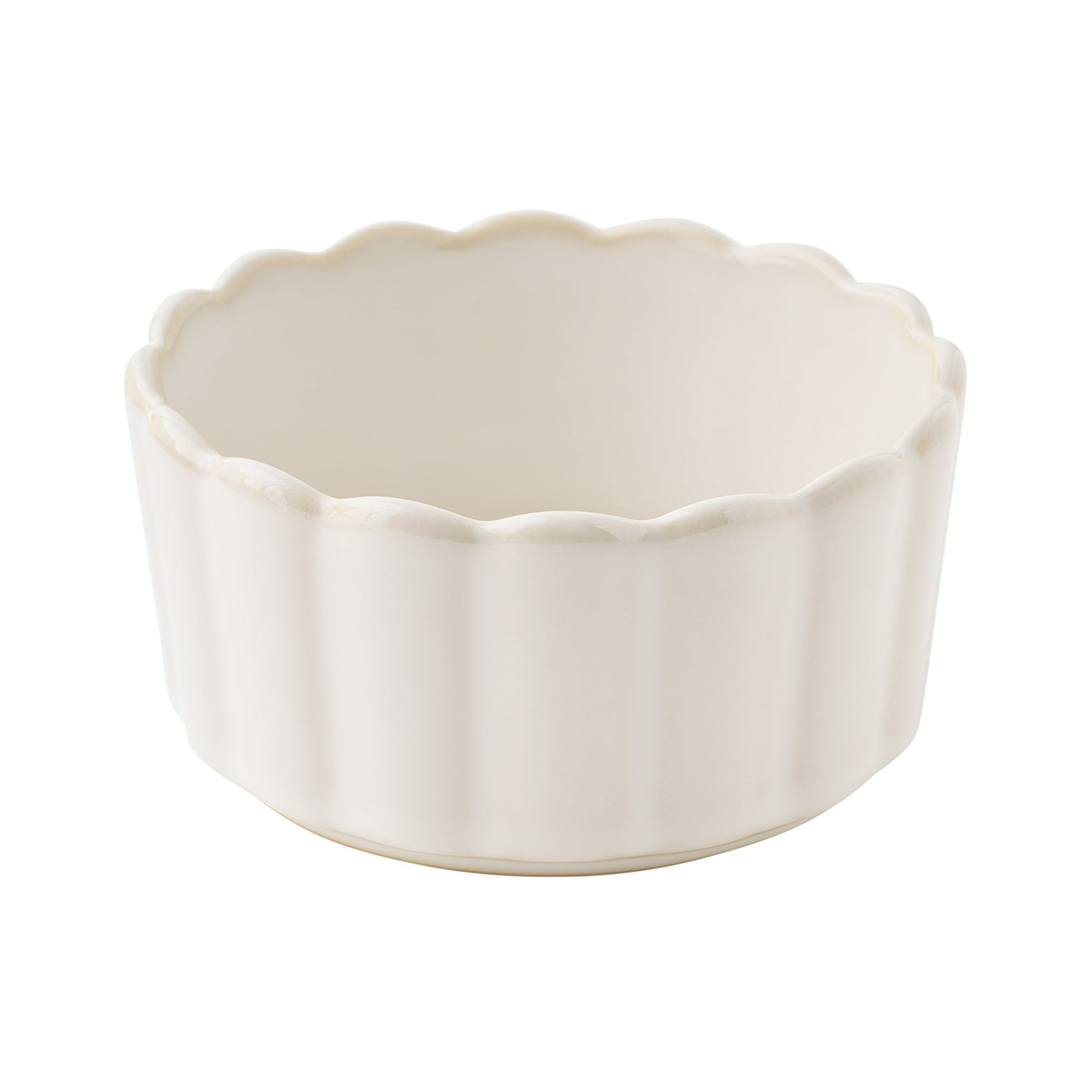 The Pioneer Woman Colette Stoneware Ramekins, Cream, Set of 4