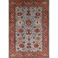 thumbnail image 1 of Ahgly Company Indoor Rectangle Mid-Century Modern Rosy Brown Pink Oriental Area Rugs, 5' x 7', 1 of 6