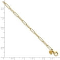 thumbnail image 3 of Auriga Fine Jewelry 14K Yellow Gold Polished Fancy Link Bracelet 7inch for Women, 3 of 5