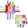 thumbnail image 2 of Juguetes de almohada de bucle para niños pequeños, juguete de aprendizaje de actividad sensorial motora, conejo, 2 of 5