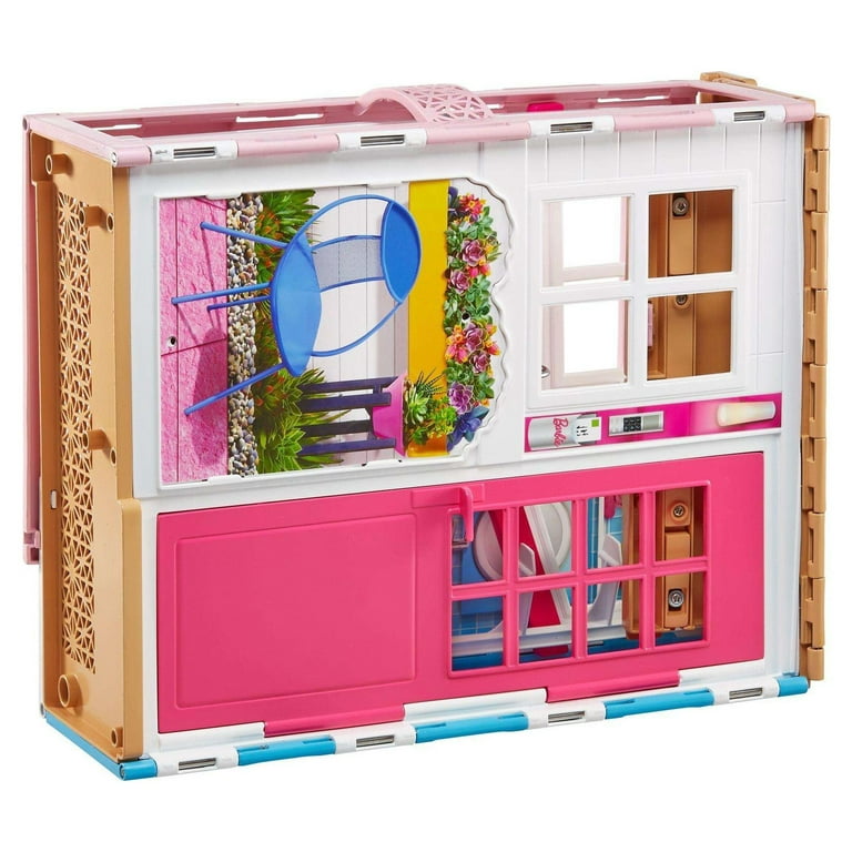 Barbie House 2 Floors Doll Transparente