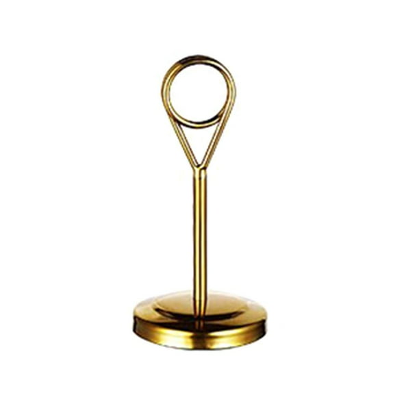 Portamuestras de acero inoxidable para hoteles 10 cm de oro