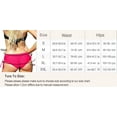 thumbnail image 6 of Women’s High Cut Bikini Bottom Side Tie Knot Swimsuit Bottom Ruched Mid Waisted Tankini Swim Bottom Cheeky, 6 of 6