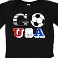 thumbnail image 4 of Inktastic Go, USA- Soccer, Football Boys or Girls Long Sleeve Baby Bodysuit, 4 of 5