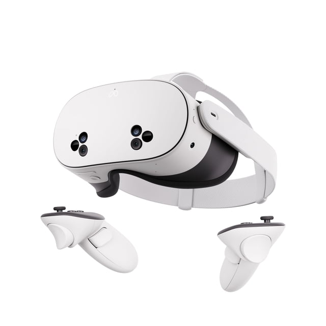 Refurbished Meta Quest 3S 128GB Virtual Reality Headset - White - All-in-One Mixed Reality Experience - Model SK-1000926-01