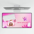 thumbnail image 4 of Faith Love Hope Rhodesian Ridgeback Breast Cancer Awareness Survivor Desk Mat Full Keyboard Mouse Pad Ridgebacks Dog Lover Gifts Large Mousepad - 02017, 4 of 5