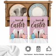 thumbnail image 5 of Happy Easter Kitchen Towels Set of 2, Colorful Spring Eggs Pink Wooden Absorbent Dish Towels for Kitchen, Microfiber Hand Towel, Quick Drying Tea Towel for Cleaning Decorative Dishcloths, 5 of 7