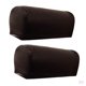 thumbnail image 1 of 2 Pares De De Reposas De Sofá De Muebles Elásticos De Cuero PU Antideslizante Café Sunnimix Protector de la funda del reposabrazos del sofá, 1 of 8