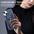 thumbnail image 3 of Phone Case for iPhone 14 Case, iPhone 14 Phone Case Built in 360 Rotating Ring Stand, Luxury Heavy Duty Armor Hard PC Soft TPU Slim Phone Case for iPhone 14 - Blue, 3 of 10