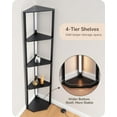 thumbnail image 4 of 64'' Burlywood LED Floor Lamp with Shelves - 3-Color Temp Stepless Dimmable Corner Standing Lamp for Living Room Bedroom Office, 4 of 8