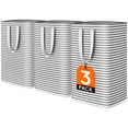 thumbnail image 1 of Cesto de ropa Lifewit, grande, plegable, 3 x 80 L, impermeable, 1 of 9