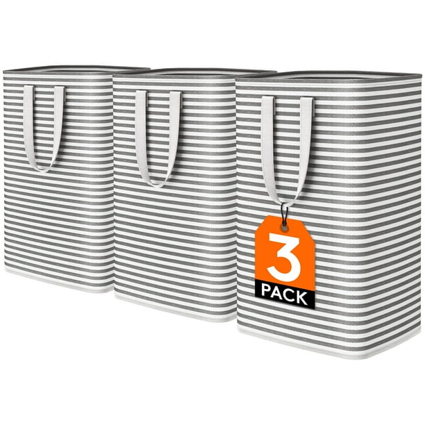 Cesto de ropa Lifewit, grande, plegable, 3 x 80 L, impermeable