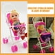thumbnail image 4 of 2 piezas de cochecito de muñeca para bebé, cochecito de juego de rol para muñeca para niños, cochecito de muñeca para bebé de juguete, 4 of 8