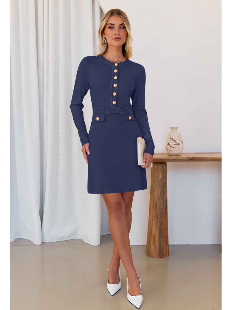 winter formal mini dress When the dress code calls for business professional dresses Merokeety Womens Bodycon Sweater Dress