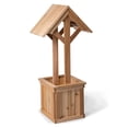 thumbnail image 1 of All Things Cedar 4-Ft Outdoor Wishing Well Planter Box for Flowers and Plants, 1 of 8