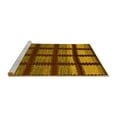 thumbnail image 2 of Ahgly Company Machine Washable Indoor Rectangle Abstract Yellow Modern Area Rugs, 8' x 12', 2 of 4