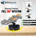 thumbnail image 4 of BrickMaster Displays - Infinity 360 Motorized Turntable -Compaitable with Lego, in Black, 4 of 8