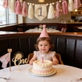thumbnail image 3 of Baby Birthday Party Hat Banner Polyester Festive Easy to Assemble for First Birthday Boys Girls Celebration Photo Props, 3 of 3